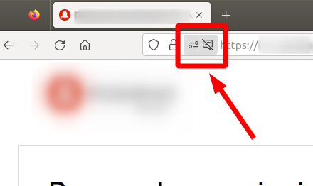 Position des Symbols in der Adressleiste des Browsers